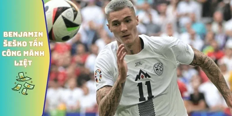 Benjamin Šeško tấn công mãnh liệt