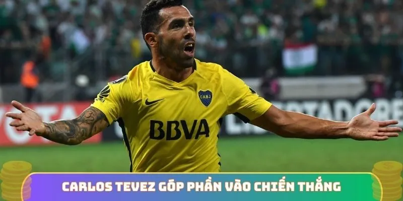 Carlos Tevez góp phần vào chiến thắng