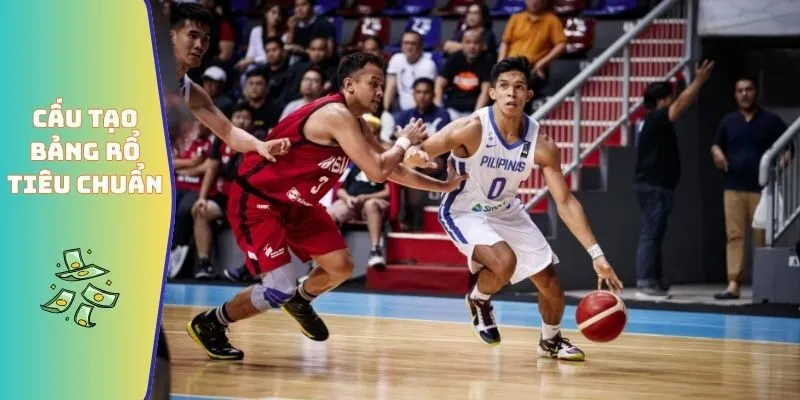 Cấu tạo bảng rổ tiêu chuẩn