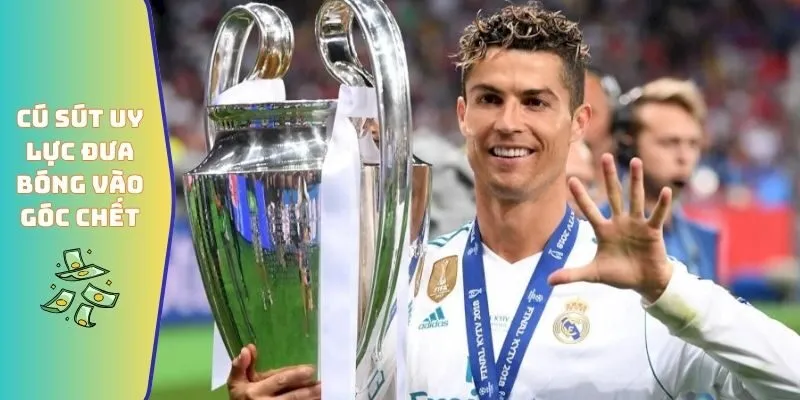 Cú sút uy lực đưa bóng vào góc chết