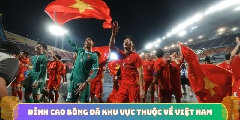 Đỉnh cao bóng đá khu vực thuộc về Việt Nam