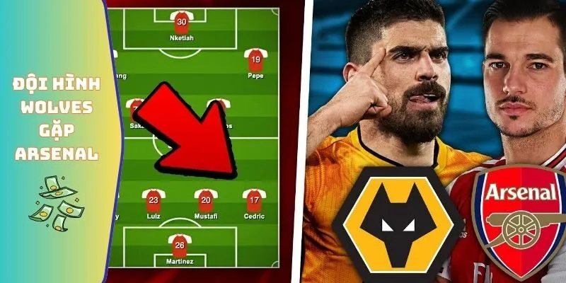 Đội hình Wolves gặp Arsenal