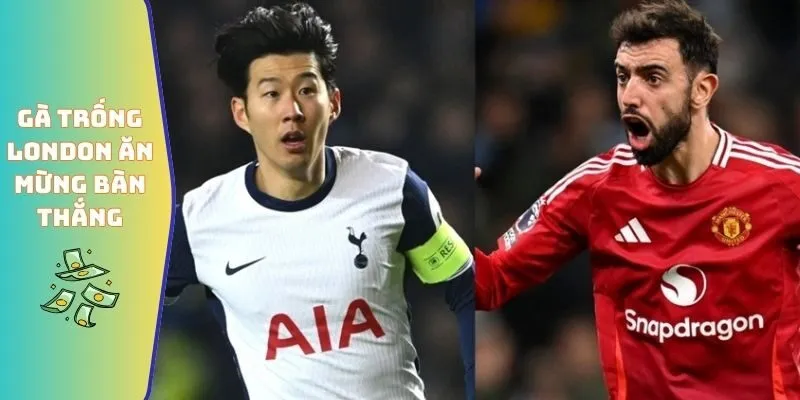 Gà trống London ăn mừng bàn thắng