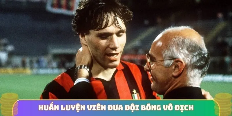 Huấn luyện viên đưa đội bóng vô địch