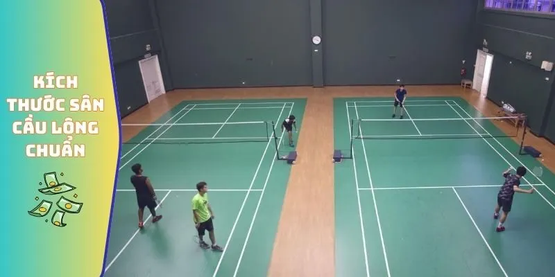 Kích thước sân cầu lông