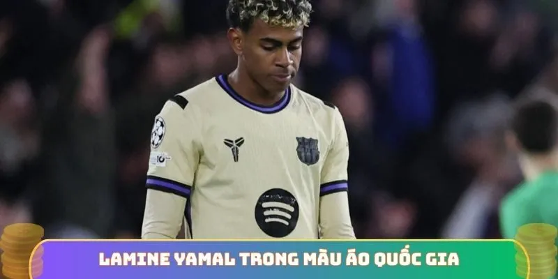 Lamine Yamal trong màu áo quốc gia