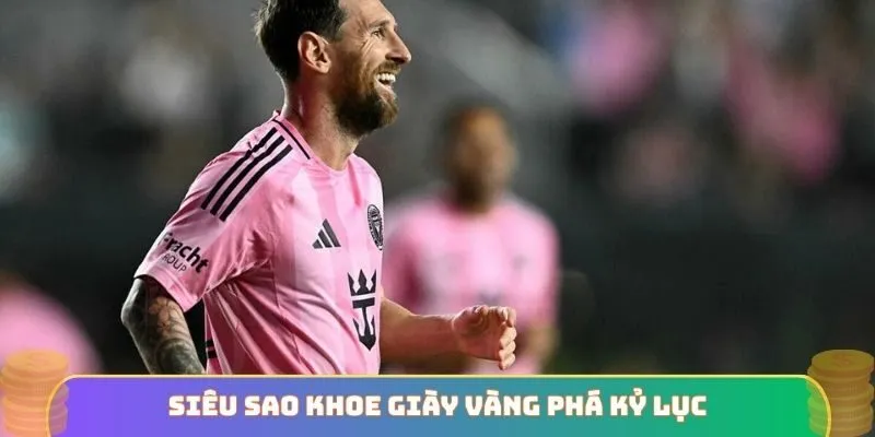 Siêu sao khoe giày vàng phá kỷ lục