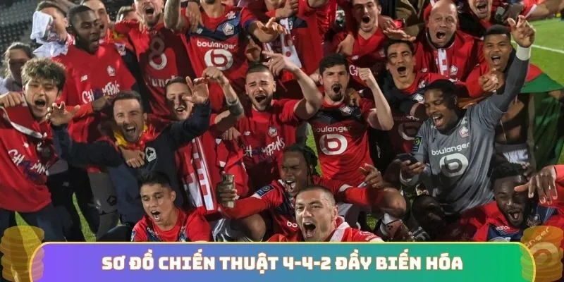 Sơ đồ chiến thuật 4-4-2 đầy biến hóa