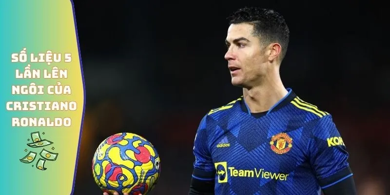 Số liệu 5 lần lên ngôi của Cristiano Ronaldo