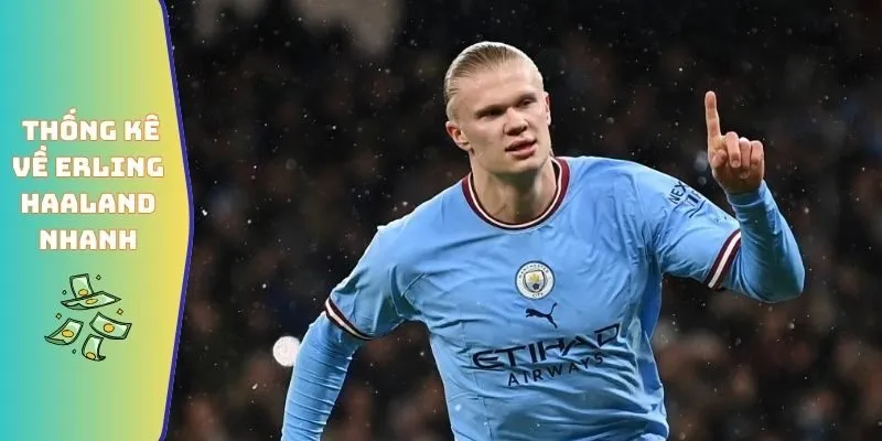 Số liệu thống kê về Erling Haaland nhanh