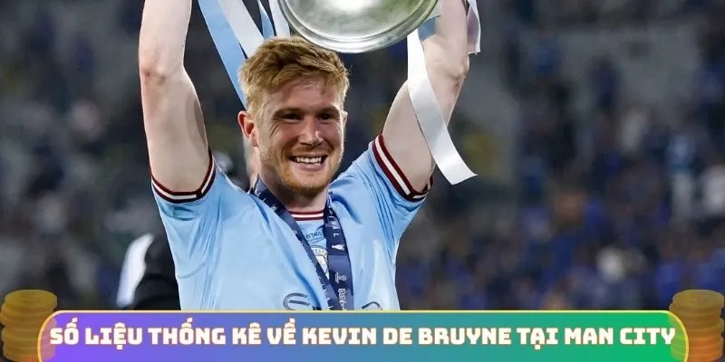 Số liệu thống kê về Kevin De Bruyne tại Man City
