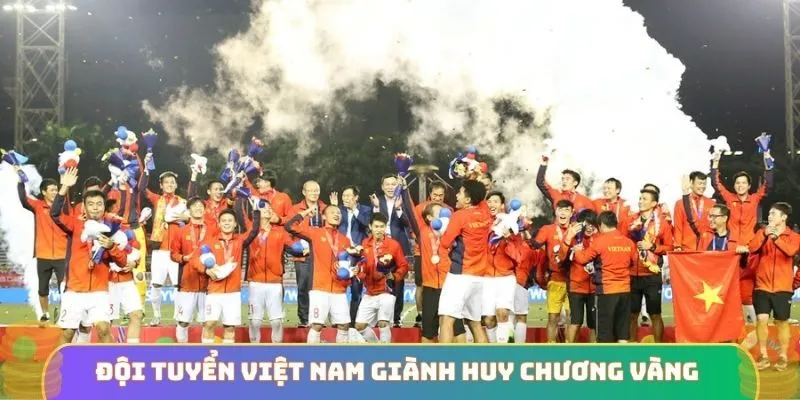 Tại kỳ Sea Games nào, đội tuyển bóng đá nam Việt Nam giành huy chương vàng đầu tiên_