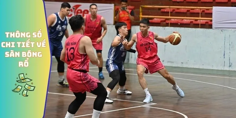 Thông số chi tiết về sàn bóng rổ