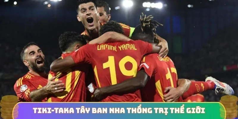 Tiki-taka Tây Ban Nha thống trị thế giới